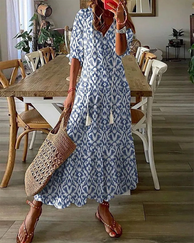 Blanche Robe Maxi Dámske – Bohémsky Šik, Ľahká Bavlna & Letný Ibiza Štýl