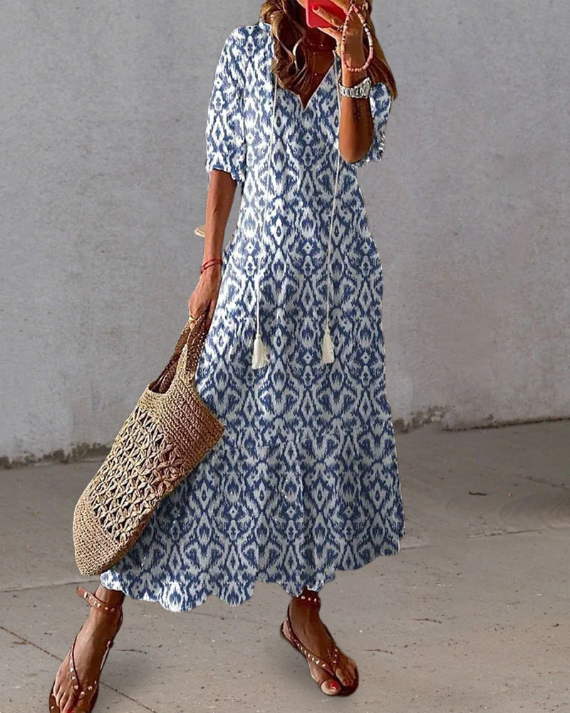 Blanche Robe Maxi Dámske – Bohémsky Šik, Ľahká Bavlna & Letný Ibiza Štýl