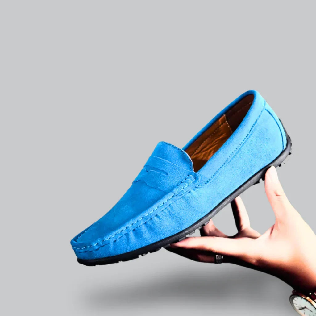 Nolan Mocassins Homme – Mocassins Décontractés en Daim Premium au Style Élégant & Confortable