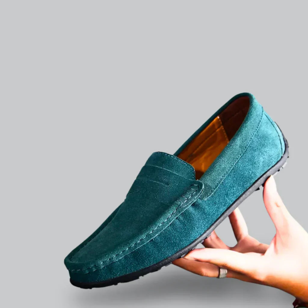 Nolan Mocassins Homme – Mocassins Décontractés en Daim Premium au Style Élégant & Confortable