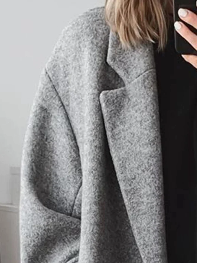 Celia női kabát – hosszú kevert gyapjúból, elegáns és modern oversize szabású