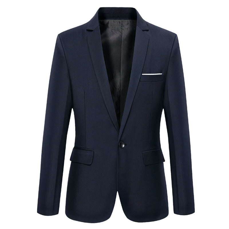 Harvey Blazer Homme – Elegant klassisk slim fit jakke med hakket revers & chic finish