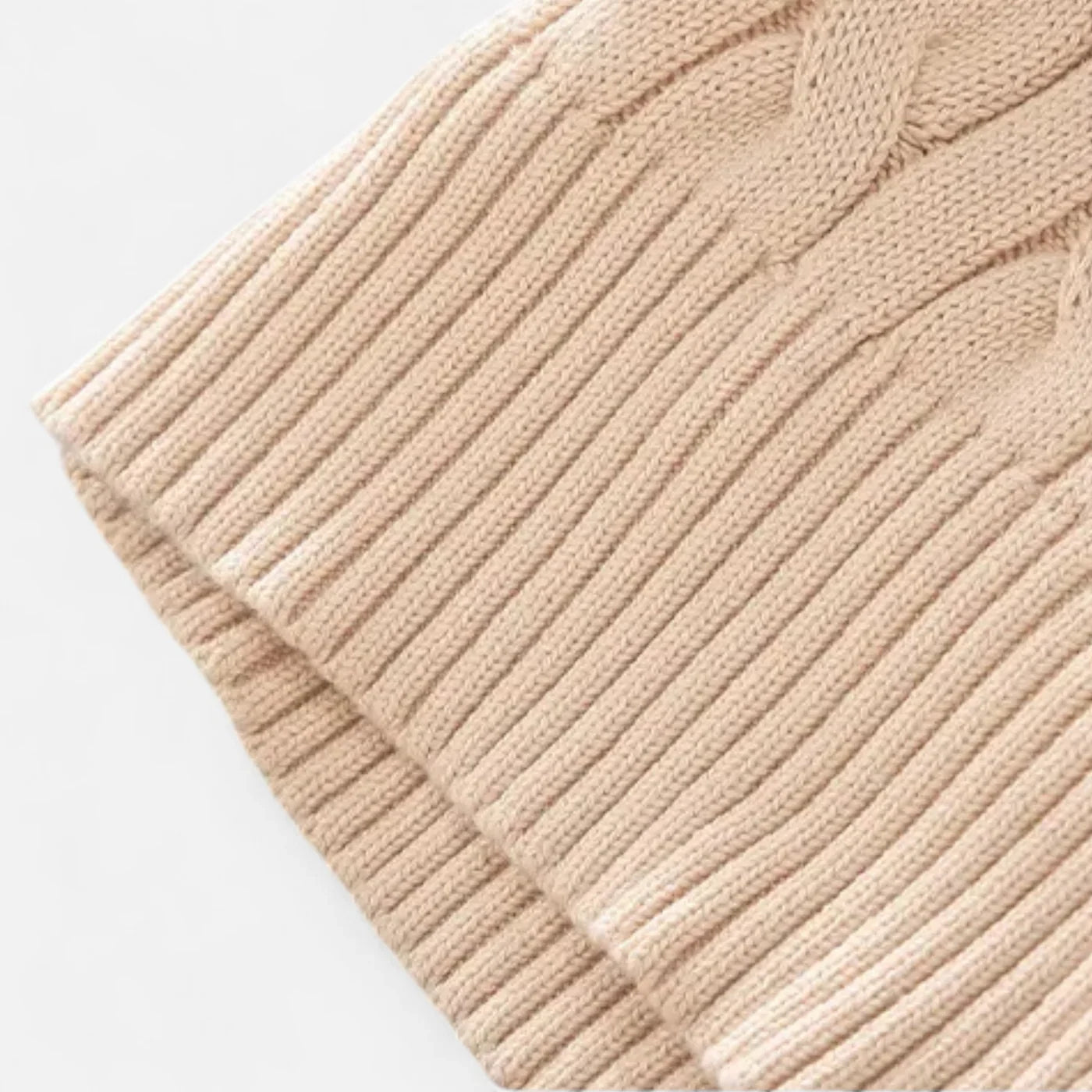 Cove Pull Col Roulé Zippé Bărbați – Tricot Gros Ripă & Croială Lejeră Elegantă