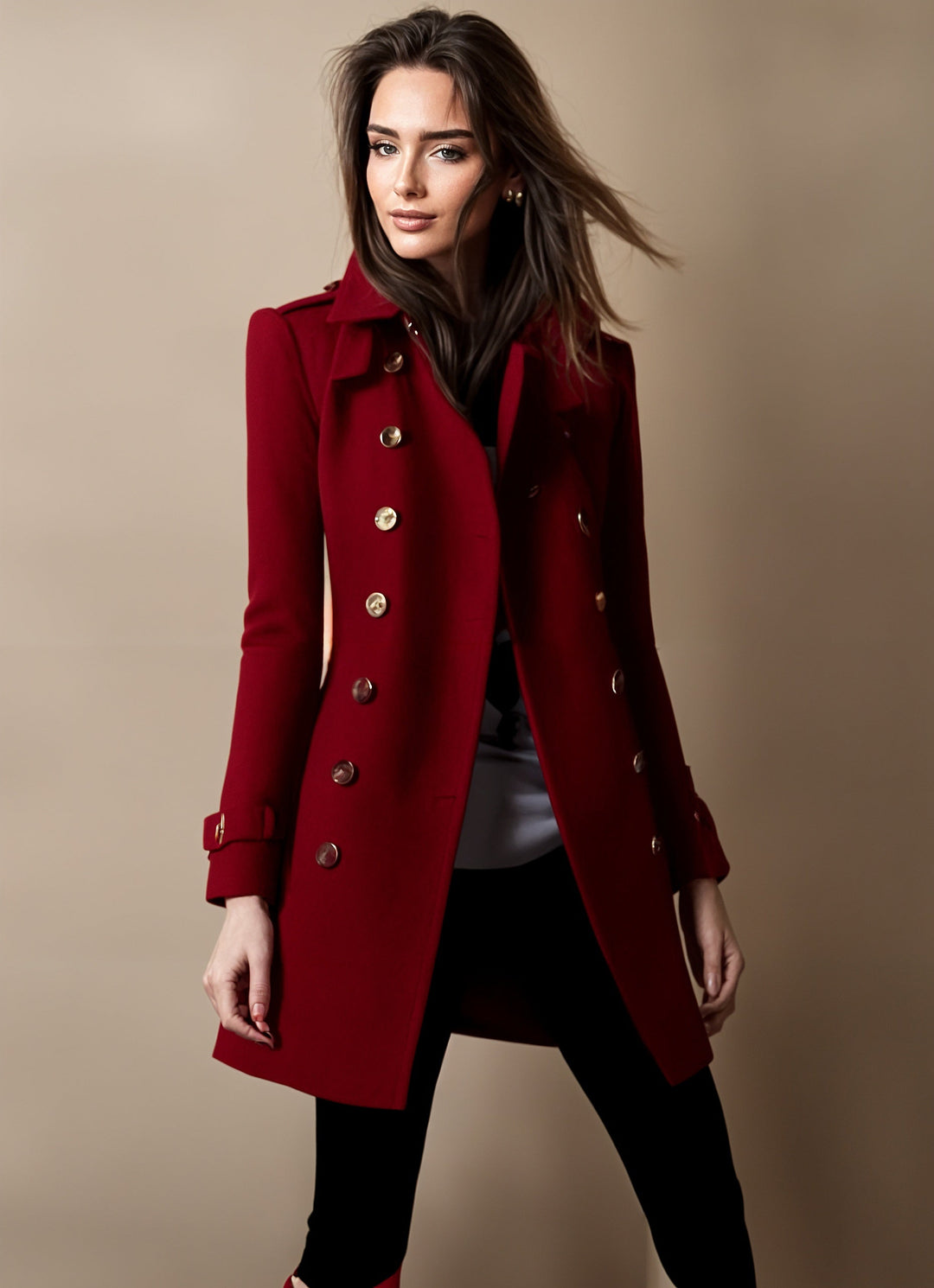Josephine Manteau Femme – Palton elegant cu guler clasic și croială șic versatilă