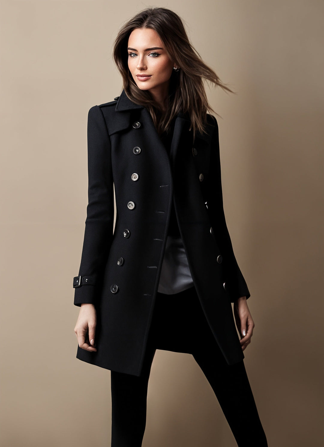 Josephine Manteau Femme – Palton elegant cu guler clasic și croială șic versatilă