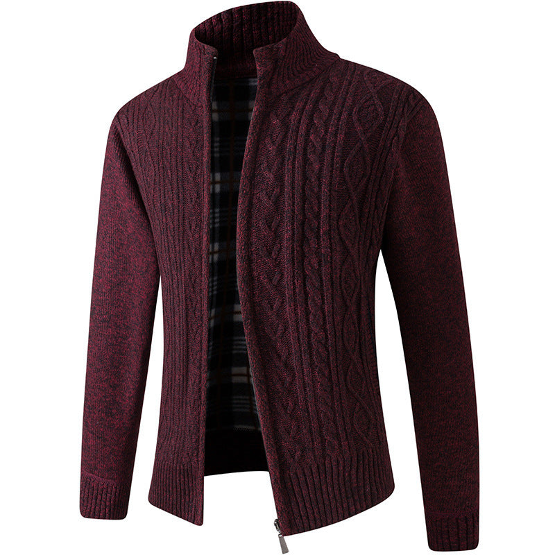 Jeffery Pull Homme en Velours Tricoté – Tejido lujoso y suave con estilo moderno elegante