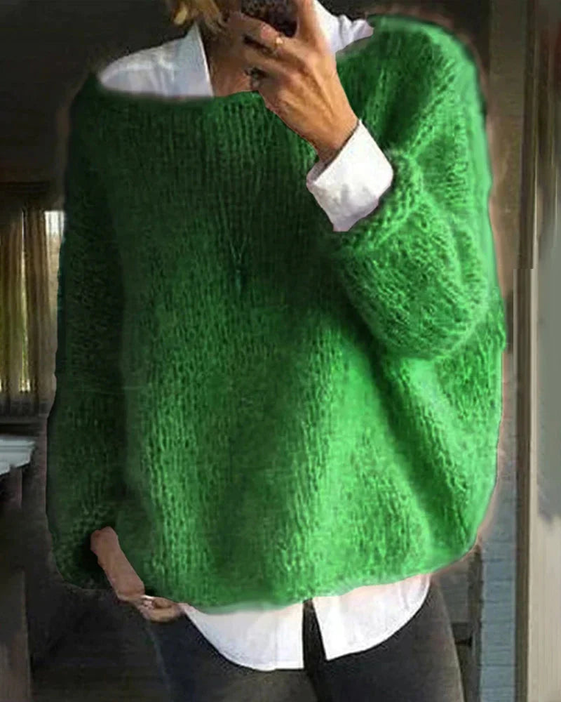 Abigail Pull Femme – Pull en Tricot Doux à Manches Longues & Coupe Confortable pour l’Hiver