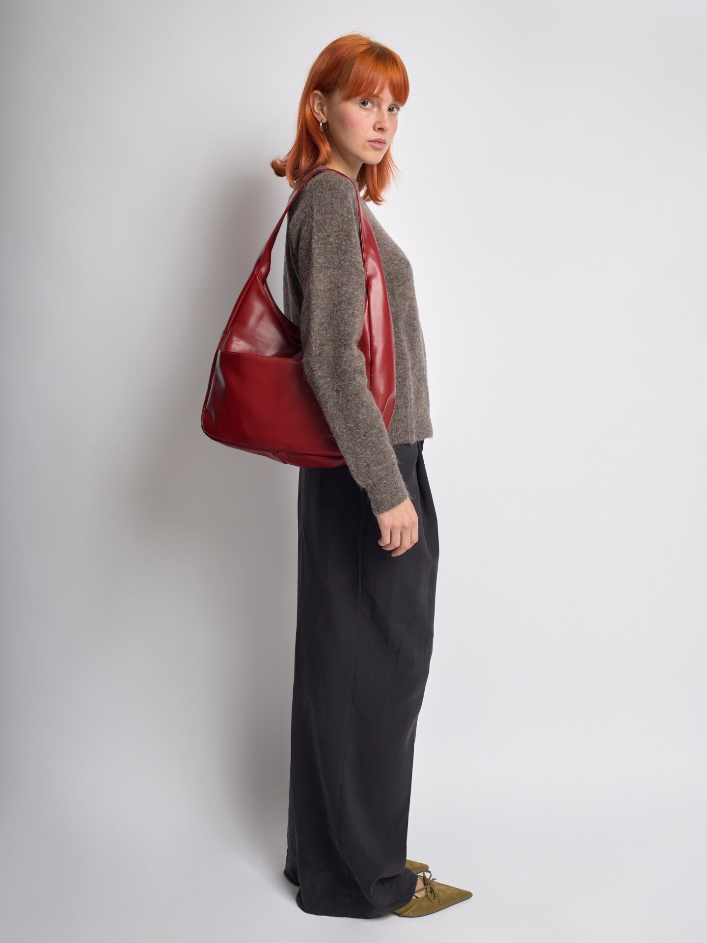 Luciana Sac Femme Épaule Vegan – Hobo Minimaliste Élégant & Spacieux 13"