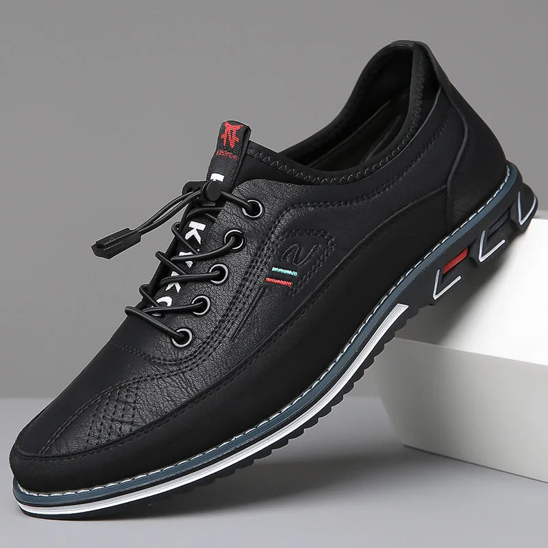 Herman Chaussures Oxford Homme – Élégantes Richelieus en Cuir avec Matière Respirante & Coupe Confortable