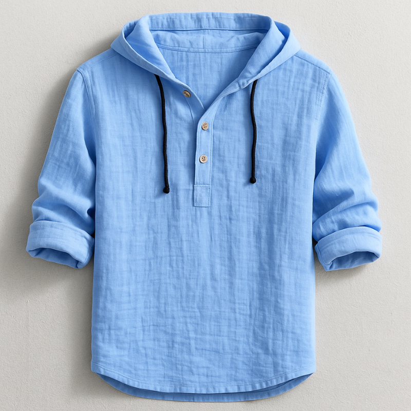 Marc Chemise à Capuche Homme – Coton Léger Doux & Élégant au Style Moderne Décontracté