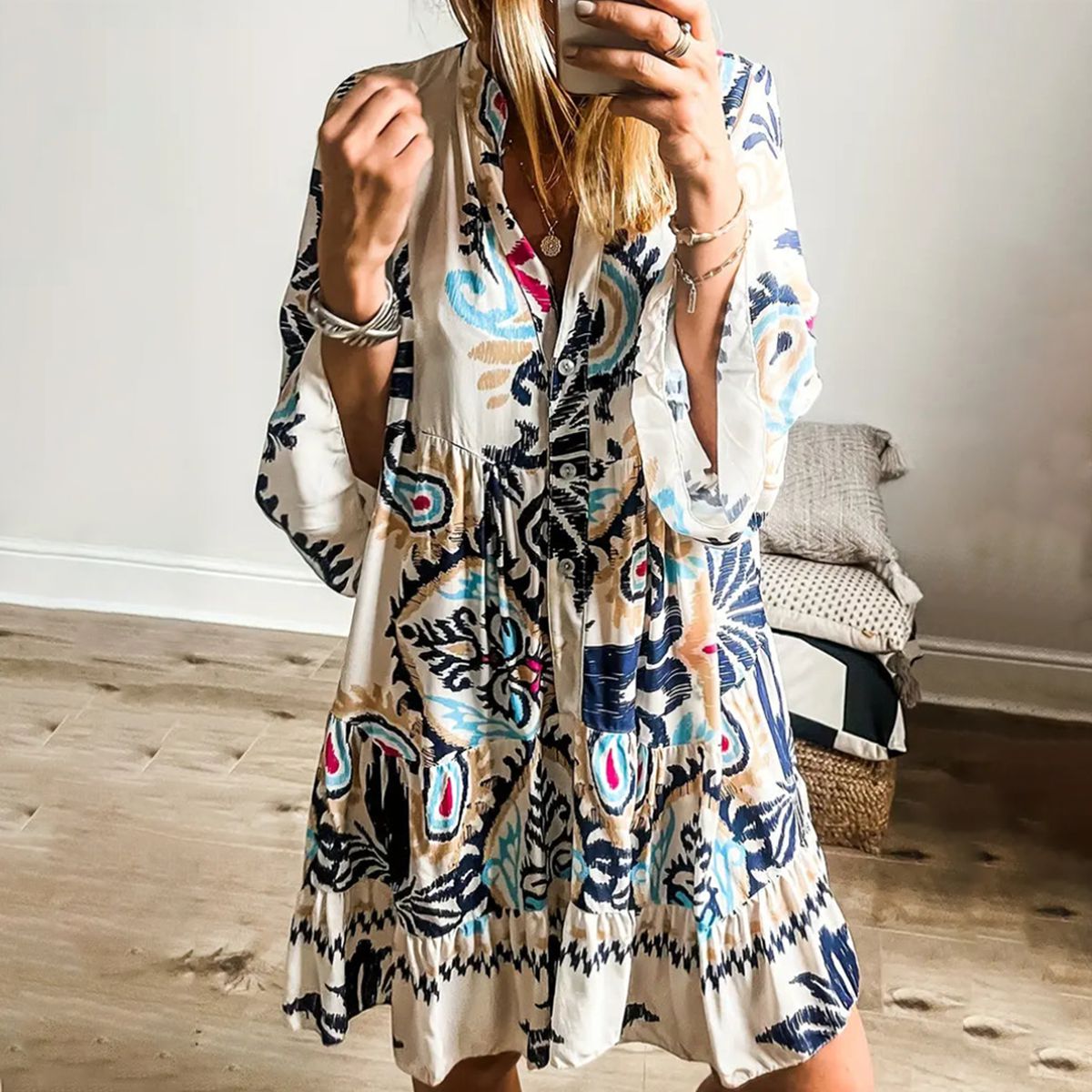 Leigh Krátké šaty pro ženy – Mini-šaty ženské a lehké pro letní elegantní a ležérní styl