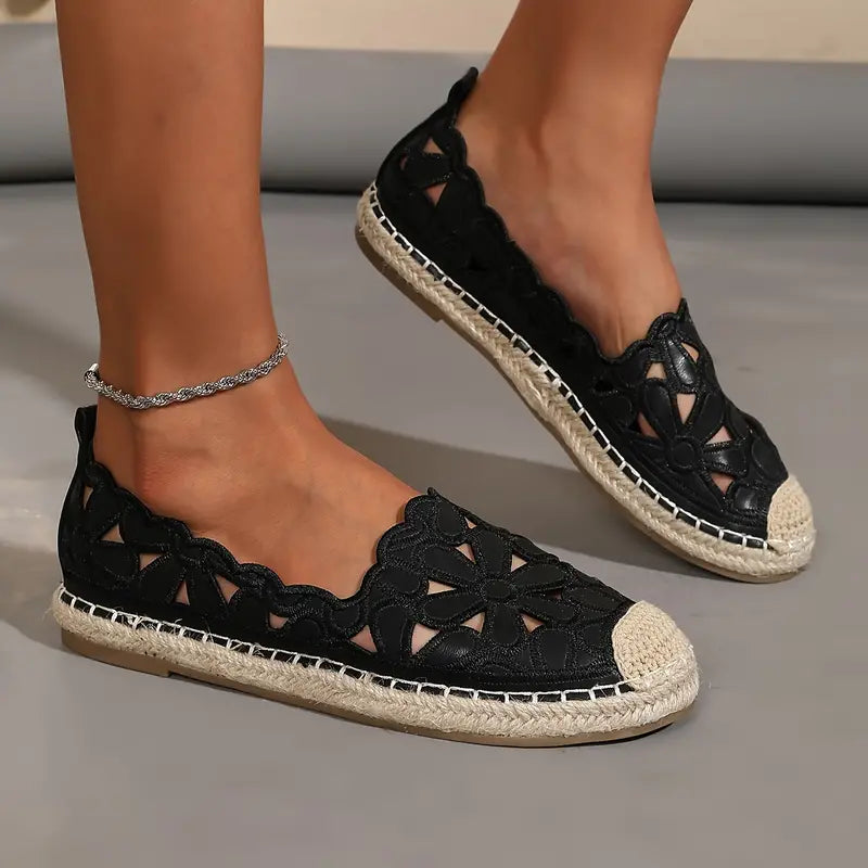 Aurélie Espadrilles Dámske – Pohodlné Letné Topánky s Elegantným Kvetinovým Vzorom