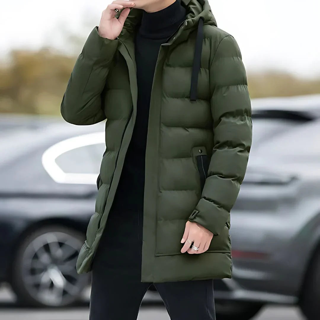 Ryle Veste Homme – Manteau d’Hiver Isolé à Capuche avec Doublure Chaude & Design Moderne
