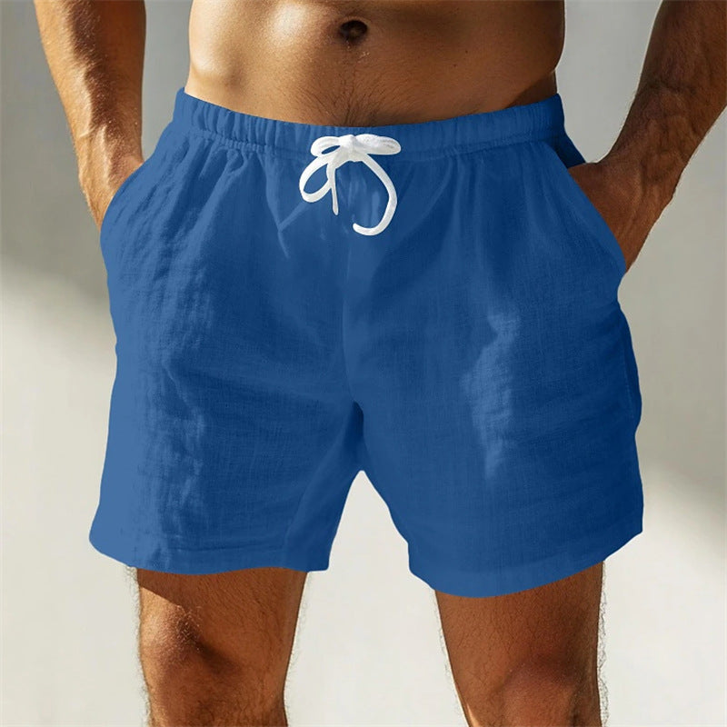 Maélan Men’s Shorts 100% Cotton – Lightweight, Breathable, Straight-Cut Mid-Thigh Shorts