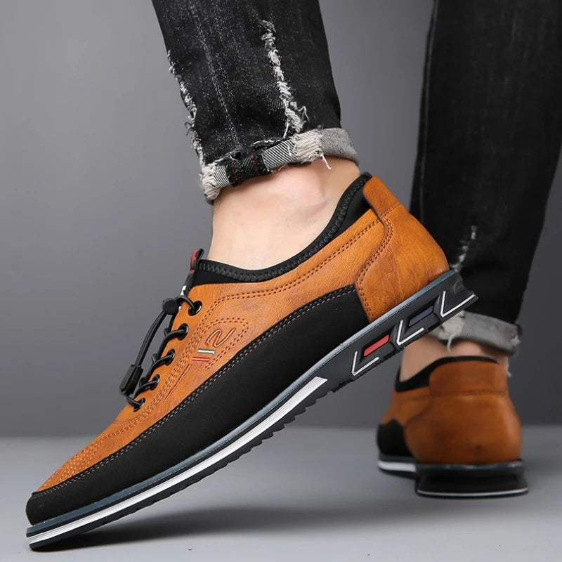 Herman Chaussures Oxford Homme – Élégantes Richelieus en Cuir avec Matière Respirante & Coupe Confortable
