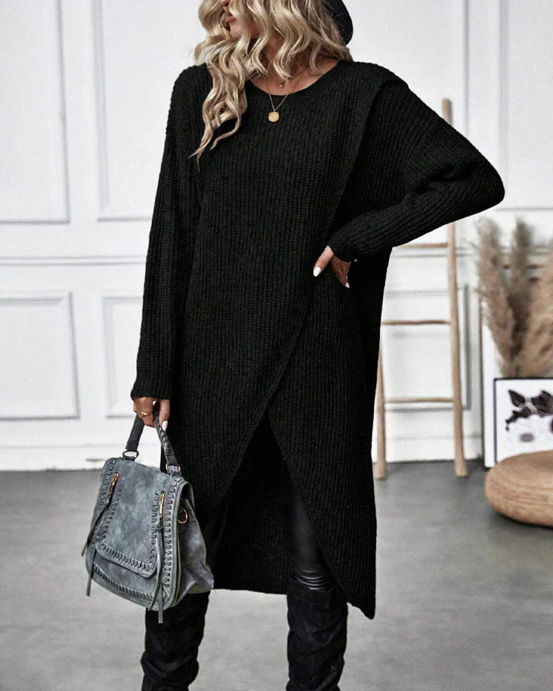 Sylvia Women's Sweater – Long Elegant & Comfortable Sweater with Timeless Style for Winter
