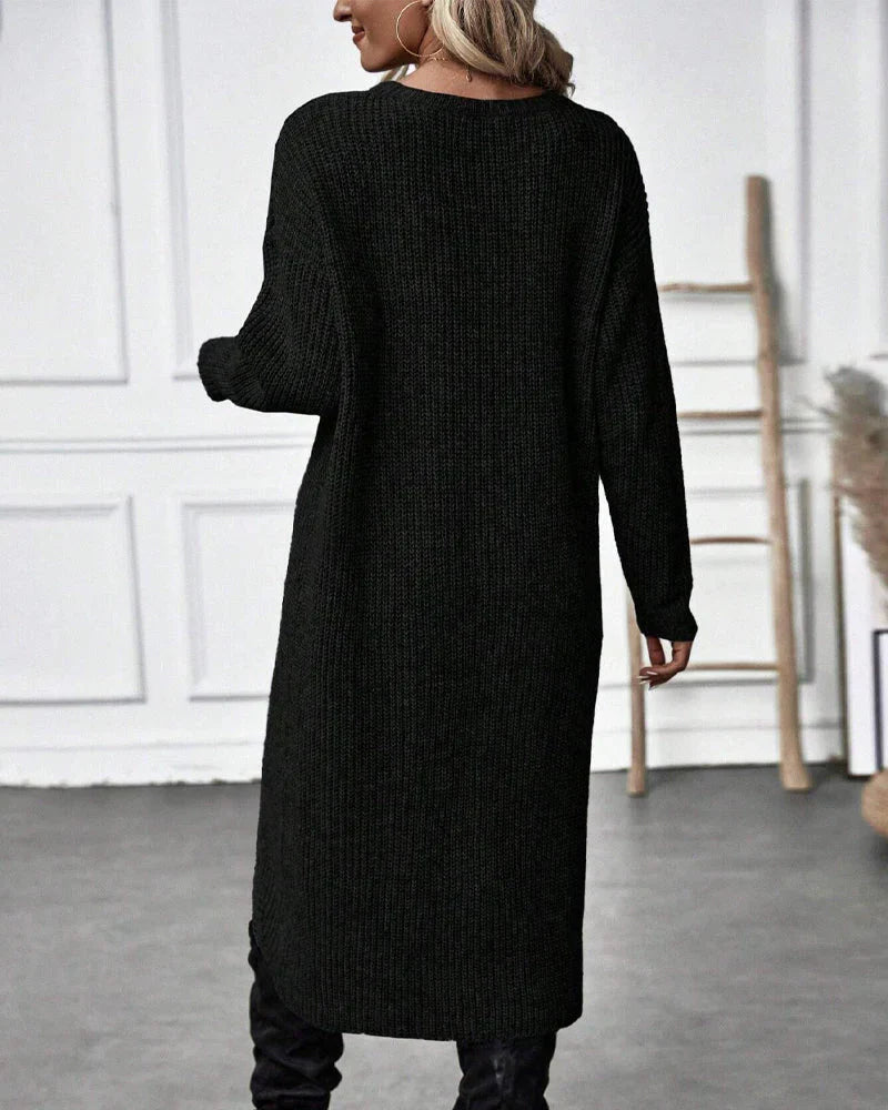 Sylvia Women's Sweater – Long Elegant & Comfortable Sweater with Timeless Style for Winter