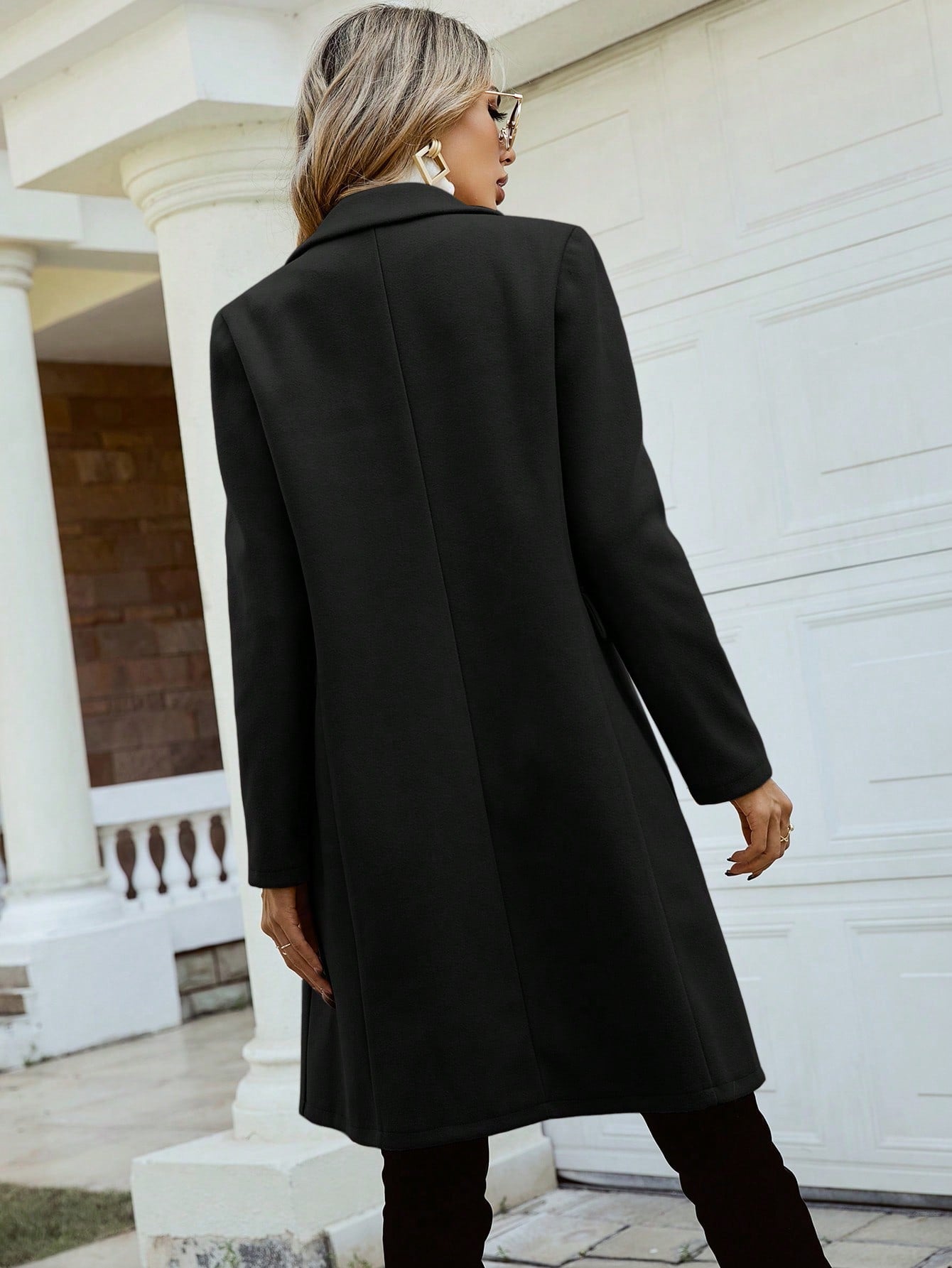 Catalina – Abrigo Largo de Invierno para Mujer – Chaqueta Elegante y Cálida con Corte Clásico y Tejido Premium