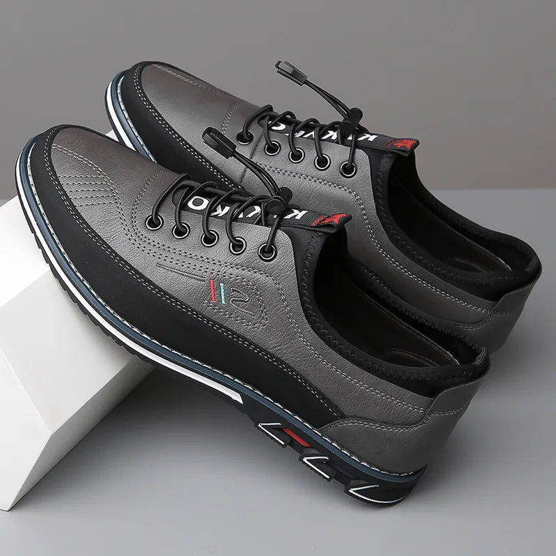 Herman Chaussures Oxford Homme – Élégantes Richelieus en Cuir avec Matière Respirante & Coupe Confortable