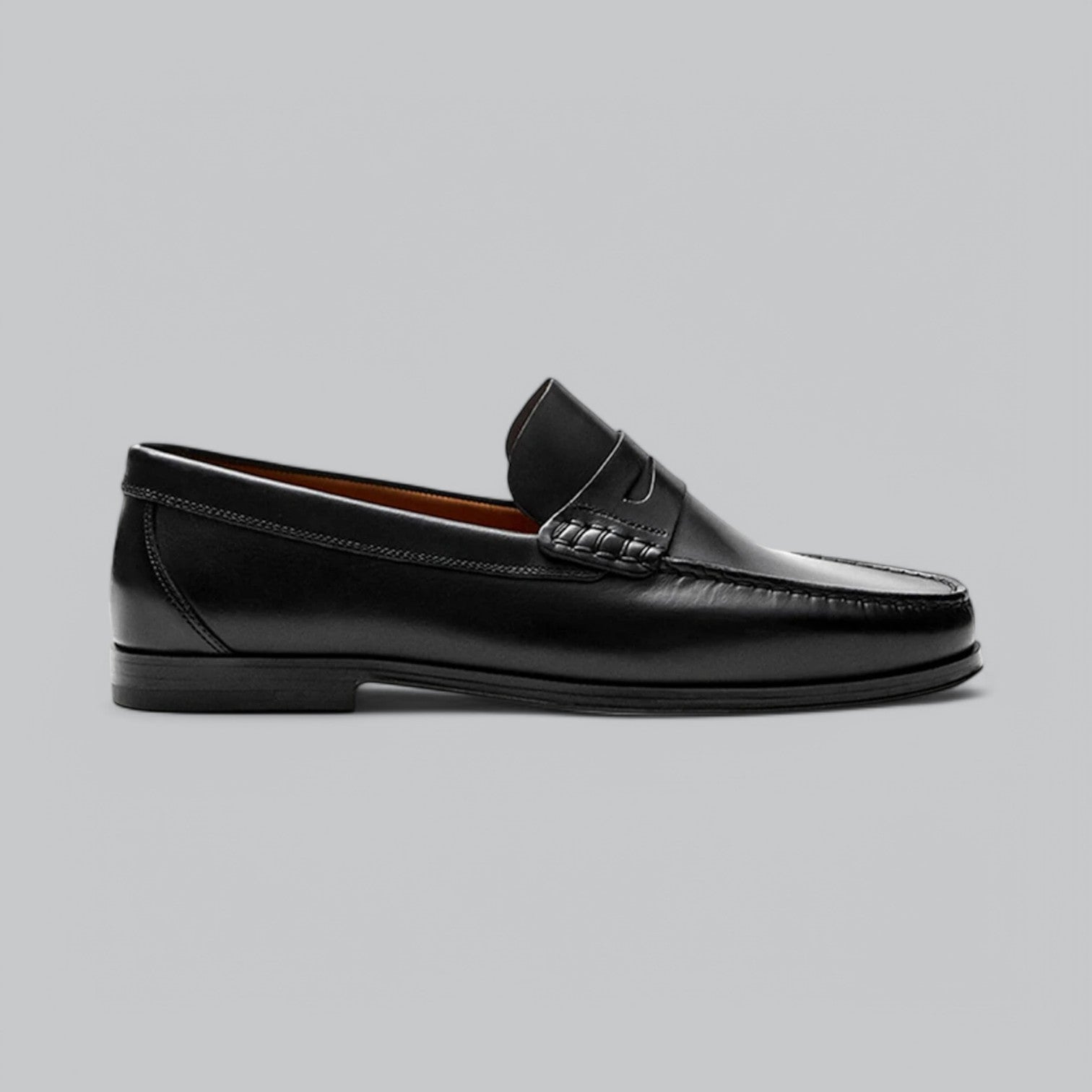 Joel Mocassins Homme en Cuir – Chaussures Habillées Sans Lacets avec Semelle en Caoutchouc pour Tenues Décontractées & Formelles