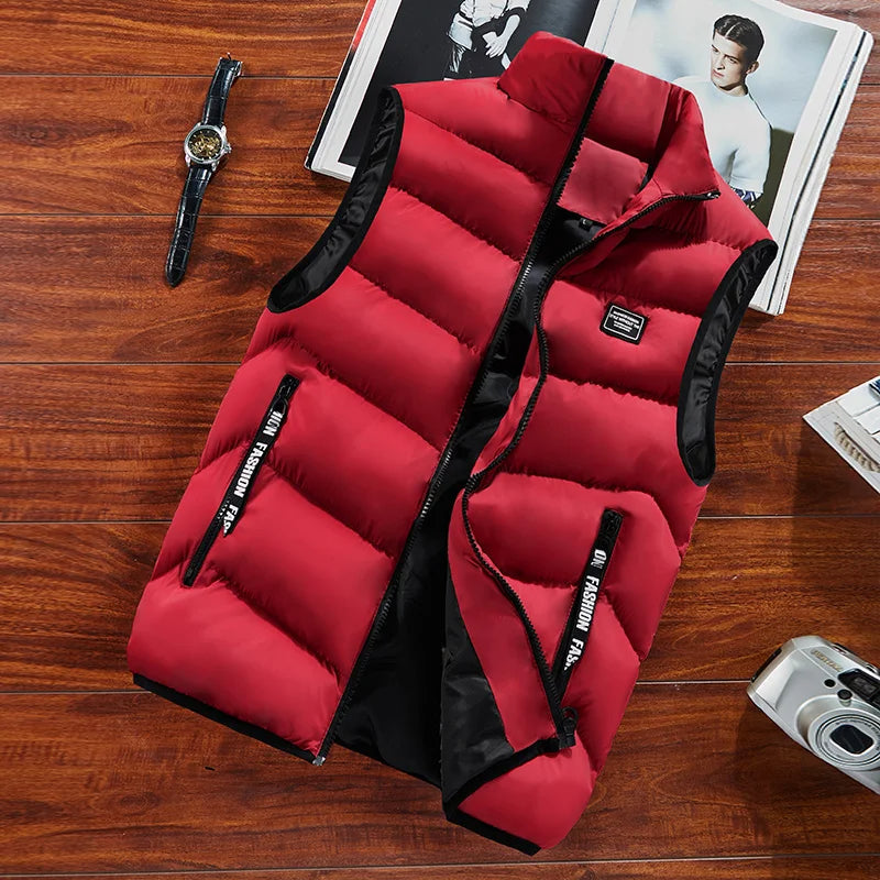 Clarence Gewatteerd Heren Gilet – Mouwloos, Thermische Isolatie & Ritssluiting