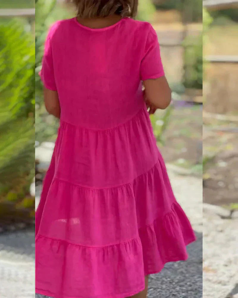 Vestido de Cocktail Feminino Desarae – Vestido Midi com Ombros Descobertos e Silhueta Elegante para Ocasiões Especiais