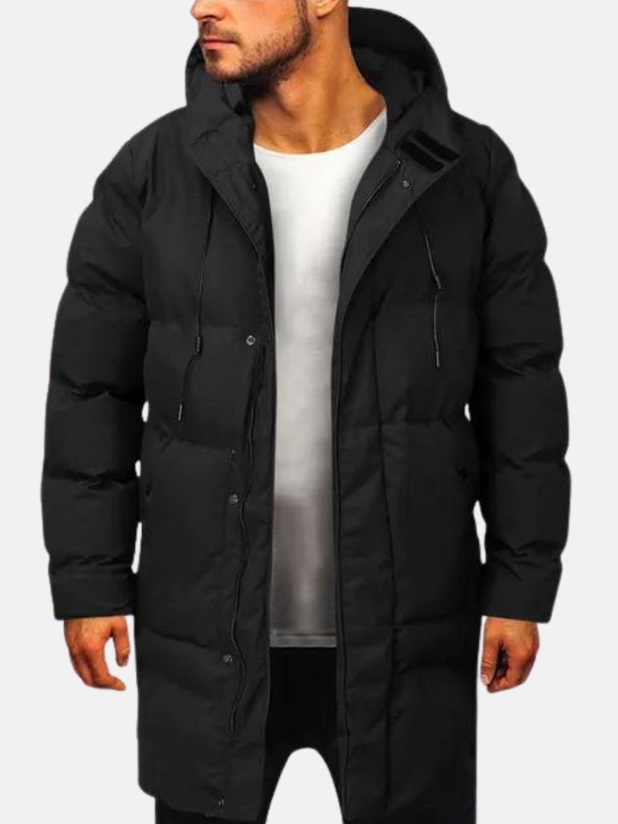 Parka męska Cassius – ocieplenie, wytrzymały nylon i nowoczesny styl