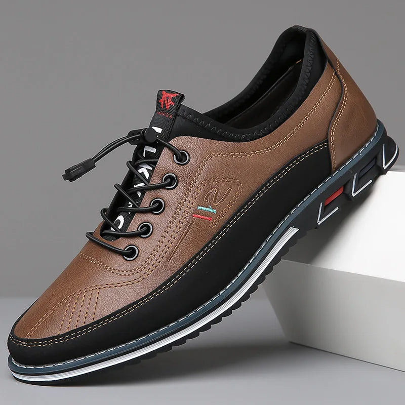 Herman Chaussures Oxford Homme – Élégantes Richelieus en Cuir avec Matière Respirante & Coupe Confortable