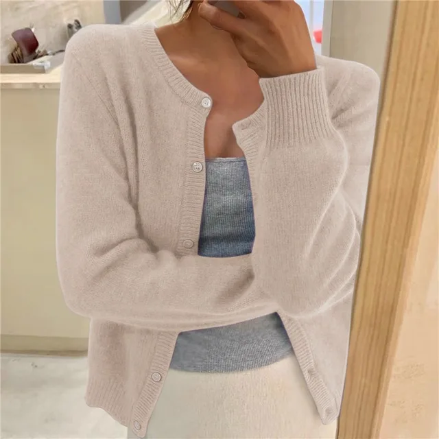 Sydney Cardigan Femme – Gilet i blød strik med løs pasform & tidløs elegance