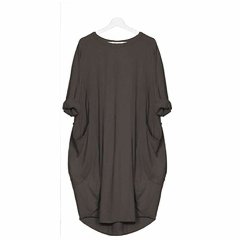 Delaney Robe d'Été Femme – Tissu Léger, Coupe Ample & Col Rond Chic