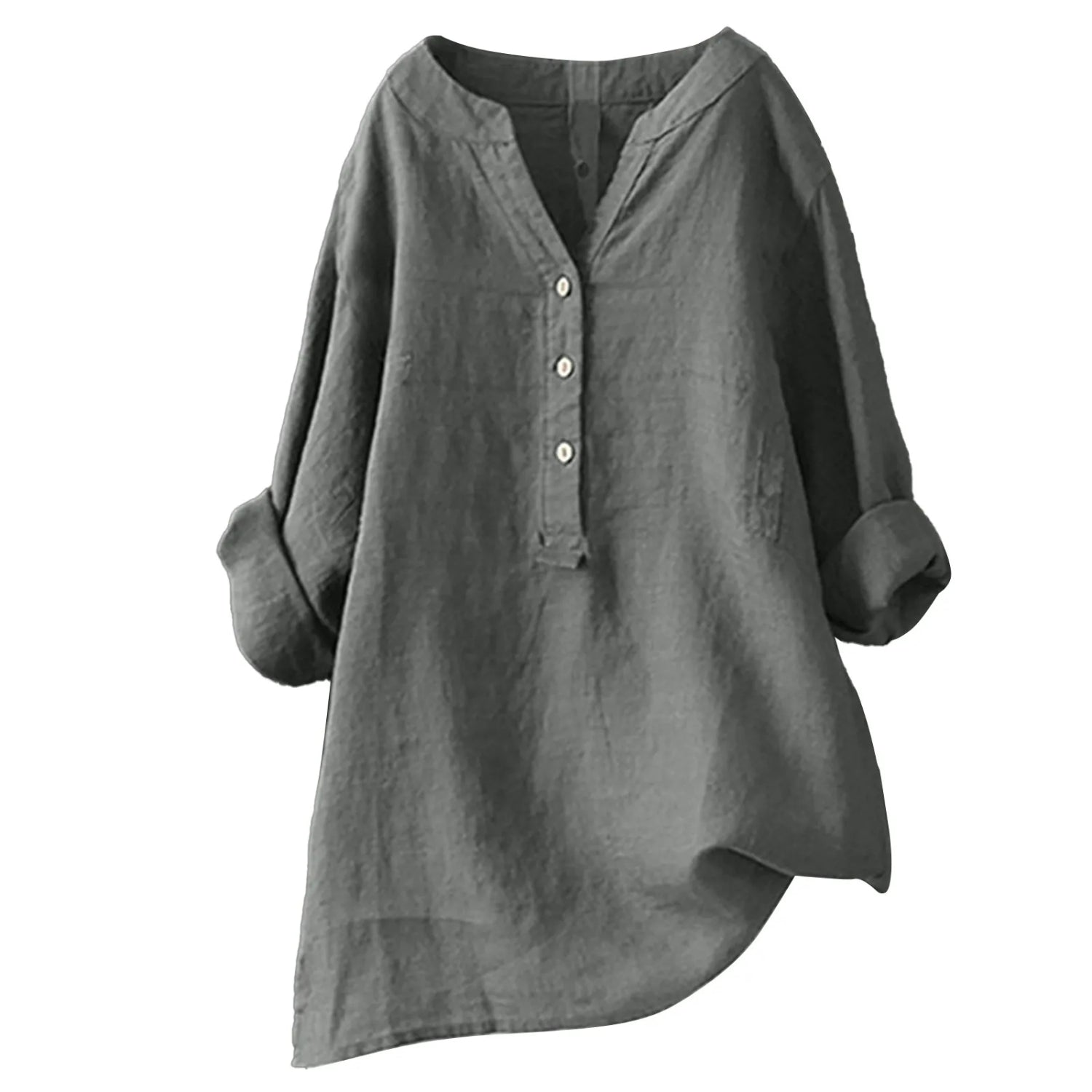 Bluza Crimson Femme – Țesătură Ușoară și Respirabilă, Guler în V Roșu Intens & Stil Polivalent