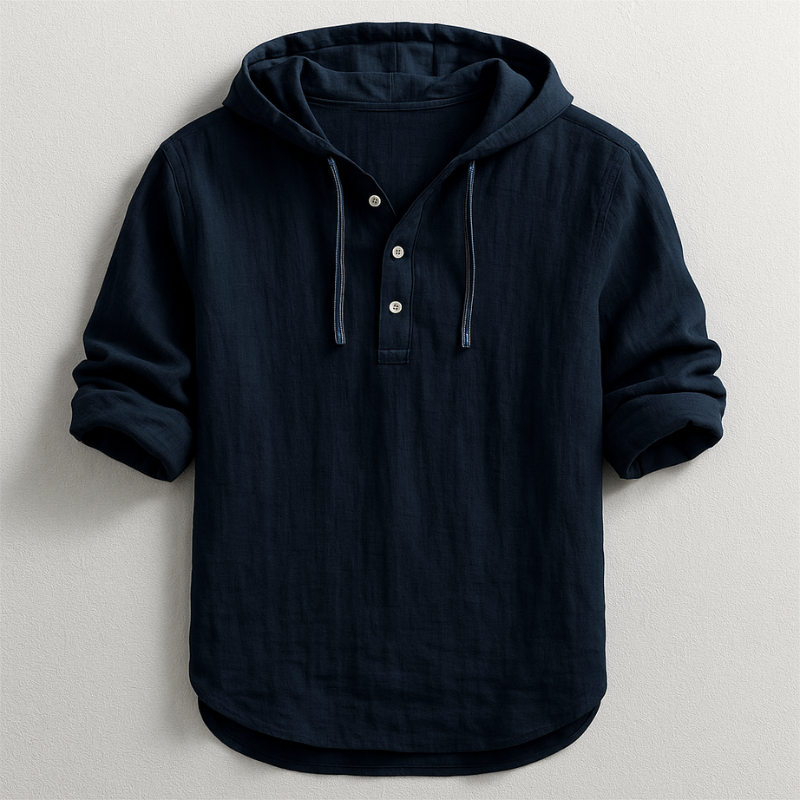 Marc Chemise à Capuche Homme – Coton Léger Doux & Élégant au Style Moderne Décontracté