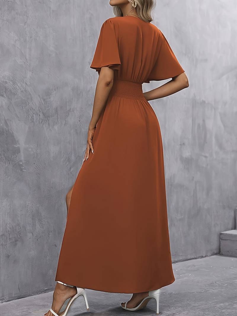 Venice Dámsky Elegantný Župan – Volánový Golier a Riasený Pás pre Štýlový Ženský Look