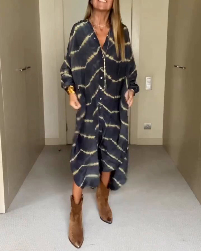 Vestido Manon Mulher – Tecido Leve e Respirável, Corte Solto e Decote em V Que Valoriza