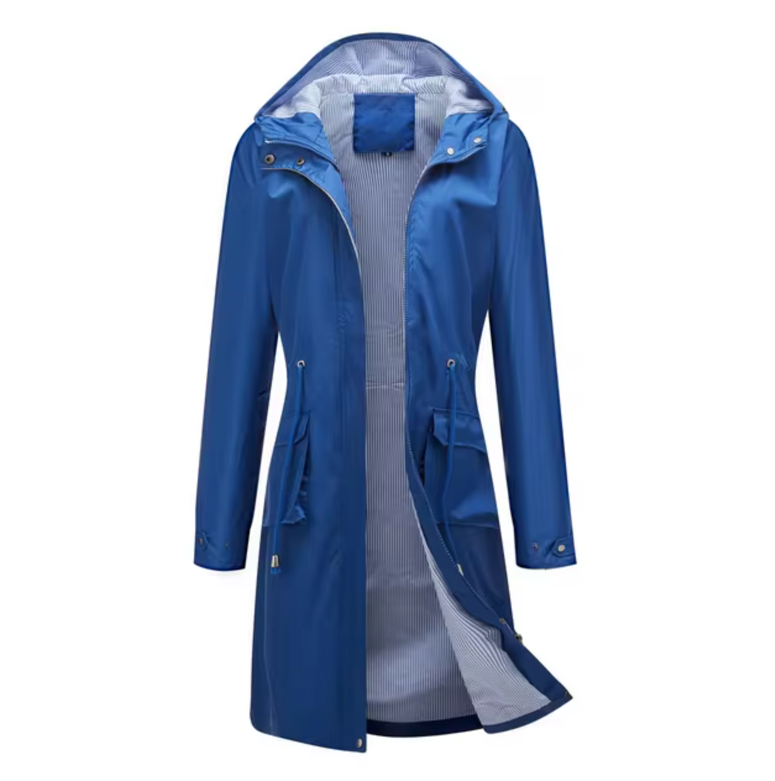 Cappotto da donna Adelaide – Giacca lunga impermeabile con cappuccio e taglio femminile traspirante
