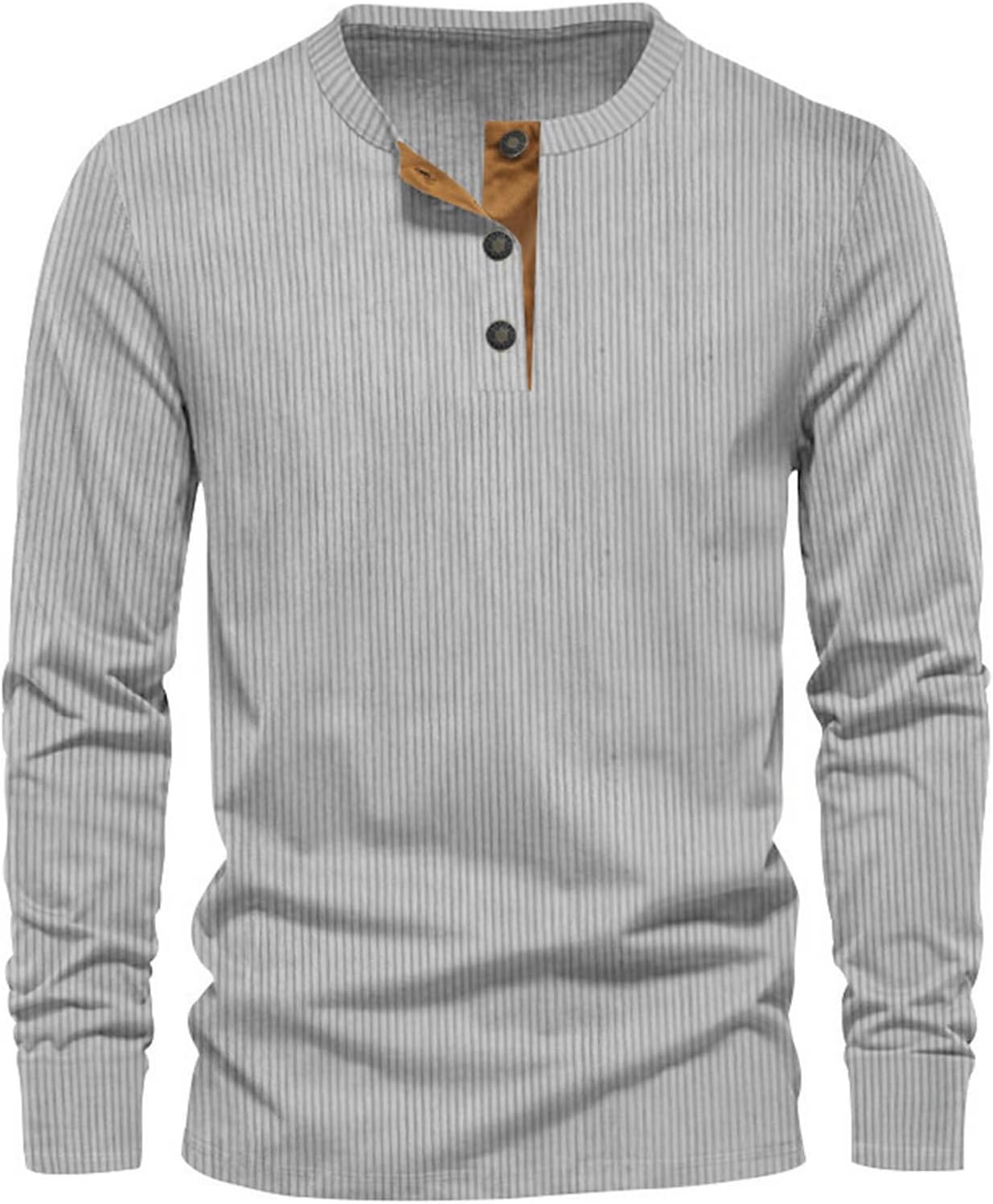 Sevi T-Shirt Bărbați Mâneci Lungi – Tricou Riplu Ajustat Confortabil & Stil Polivalent