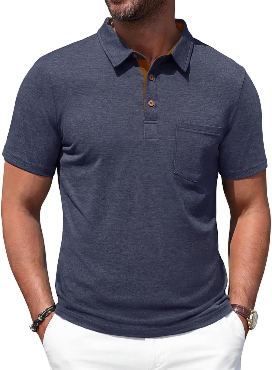 Leonel Polo Herre – Let Bomuldspolo, Lomme & Casual Chic Stil Sommer