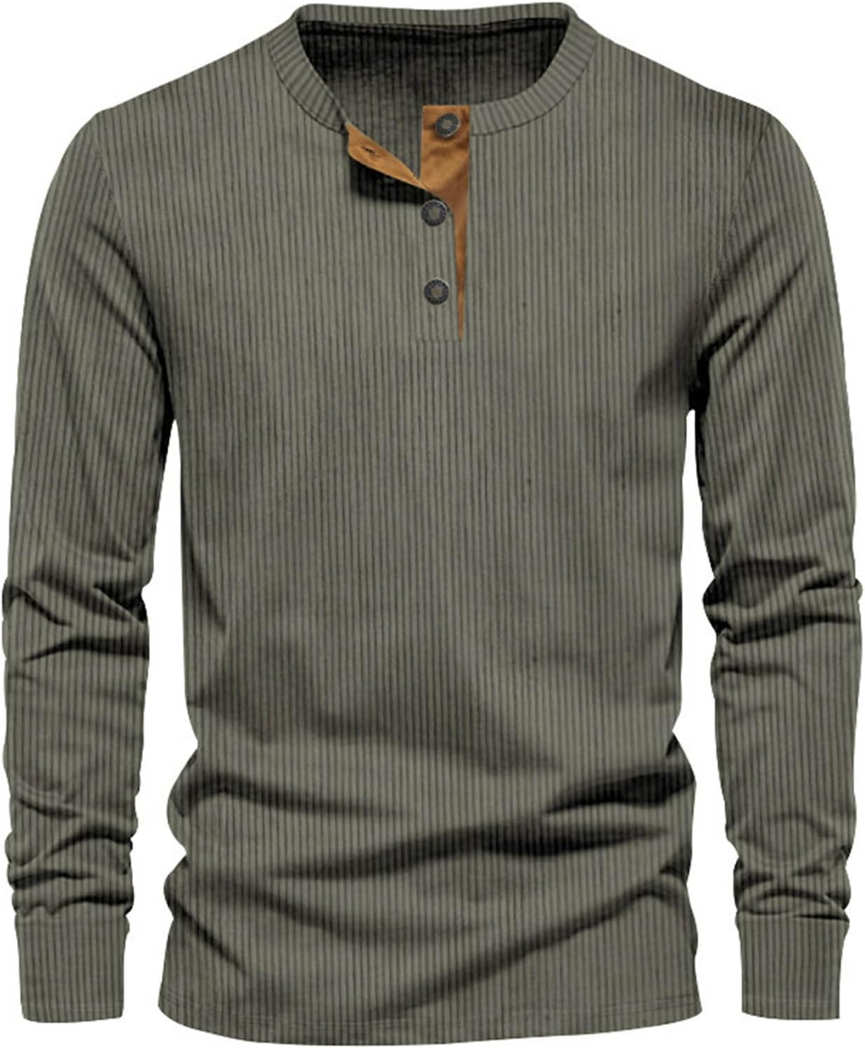 Sevi T-Shirt Bărbați Mâneci Lungi – Tricou Riplu Ajustat Confortabil & Stil Polivalent