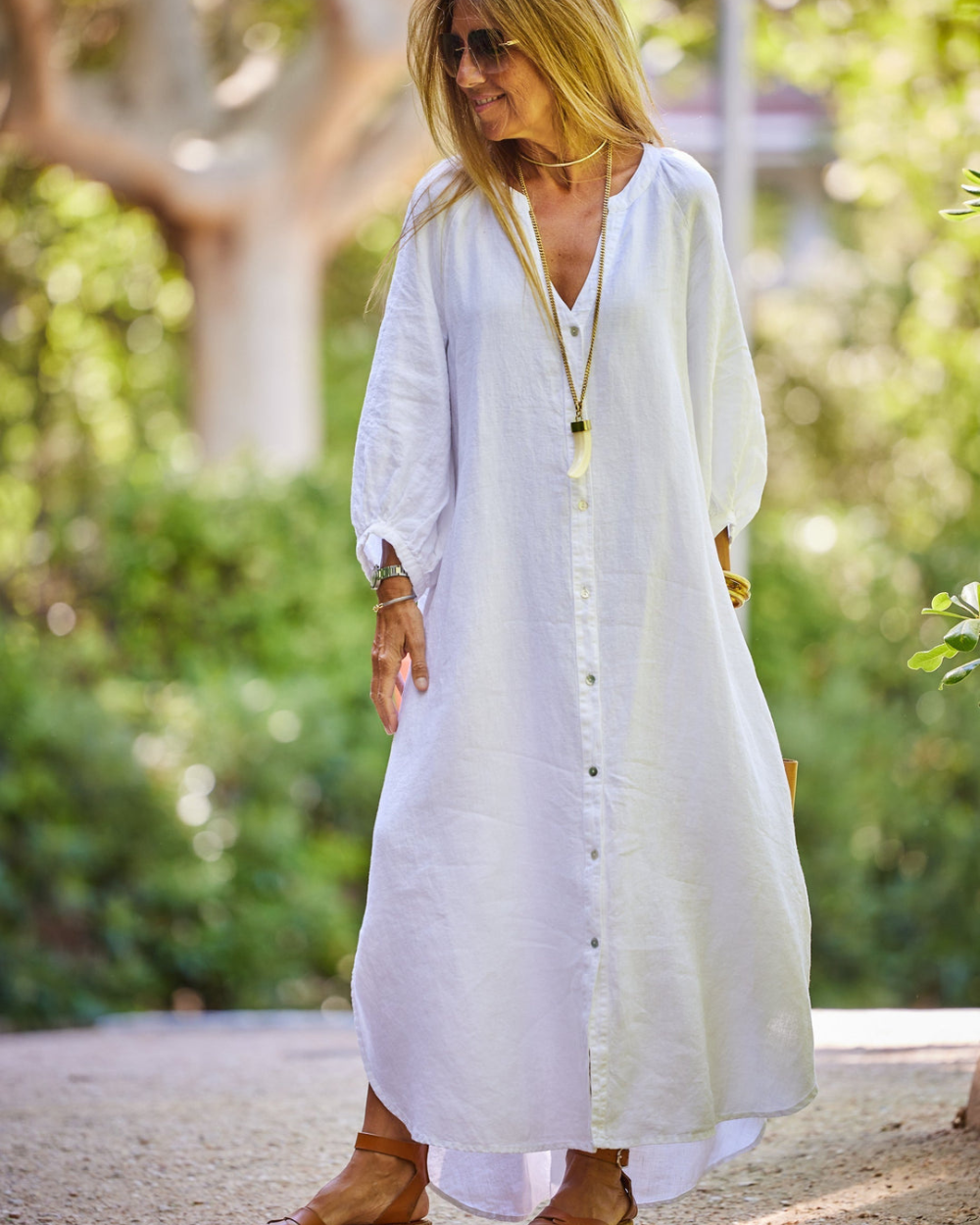 Sereana Robe d’Été Femme – Robe Elegante en Seda con Corte Favorecedor y Tejido de Lujo