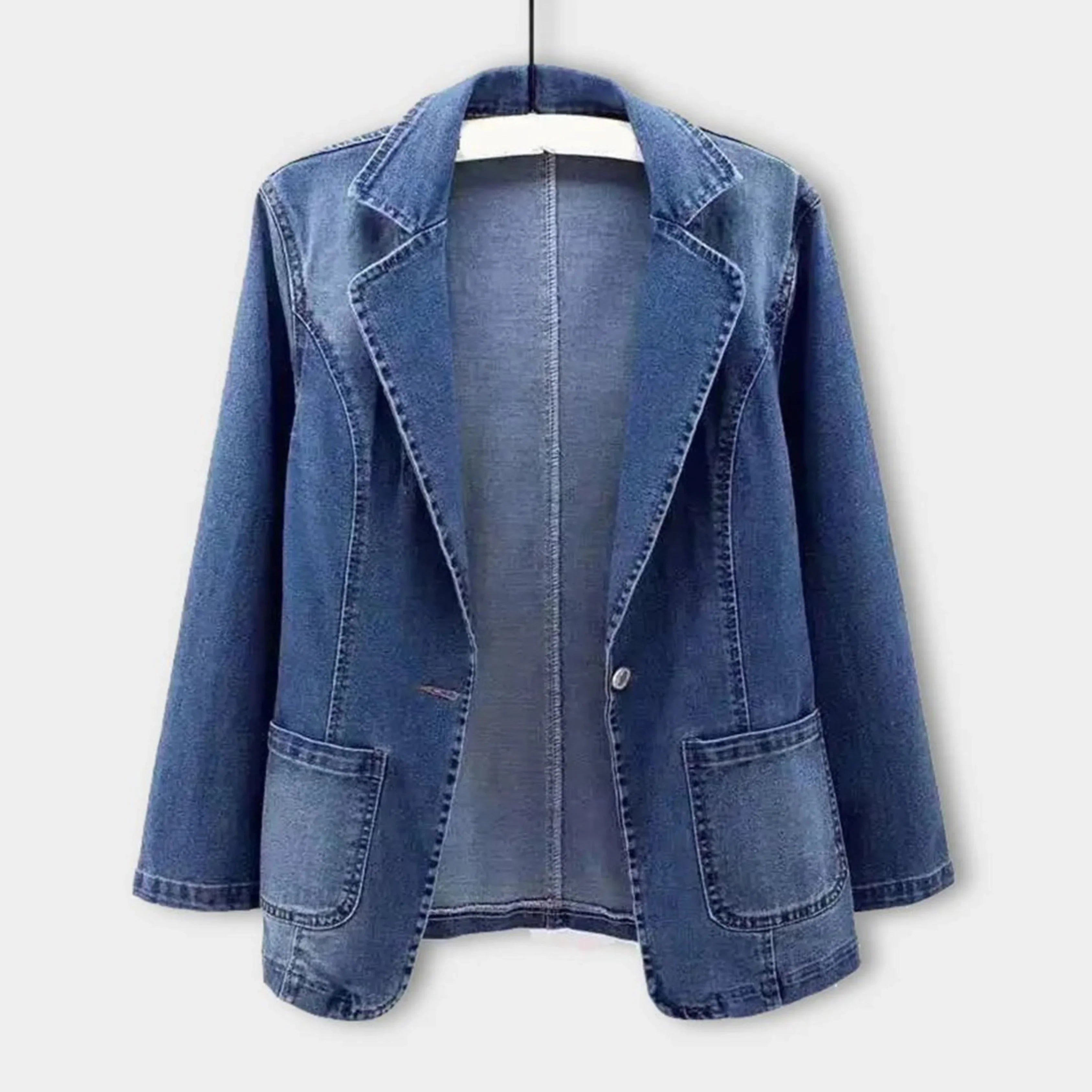 Magdalena Blazer Femme – Moderne elegant og alsidig denimblazer til alle lejligheder