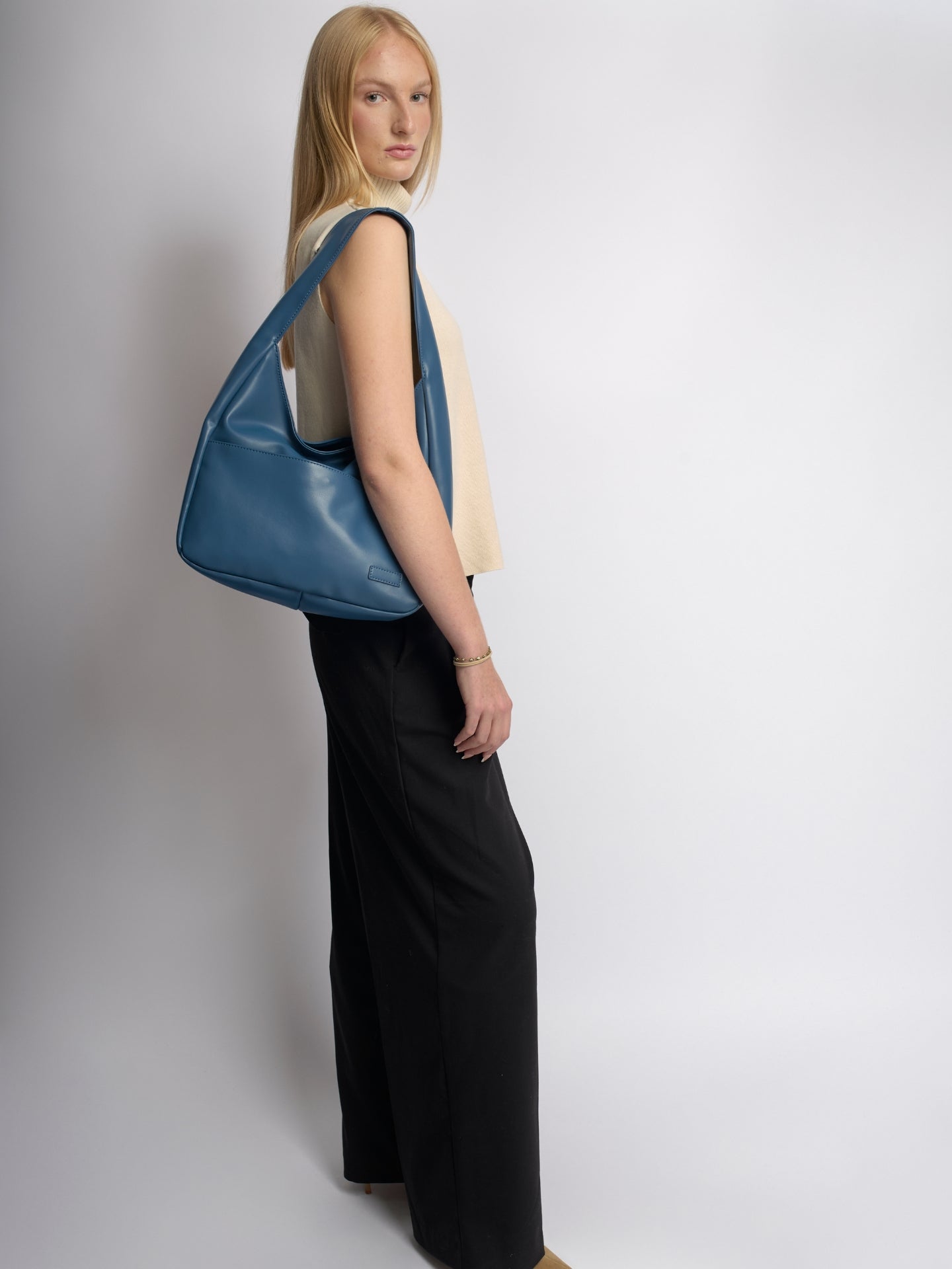 Luciana Sac Femme Épaule Vegan – Hobo Minimaliste Élégant & Spacieux 13"