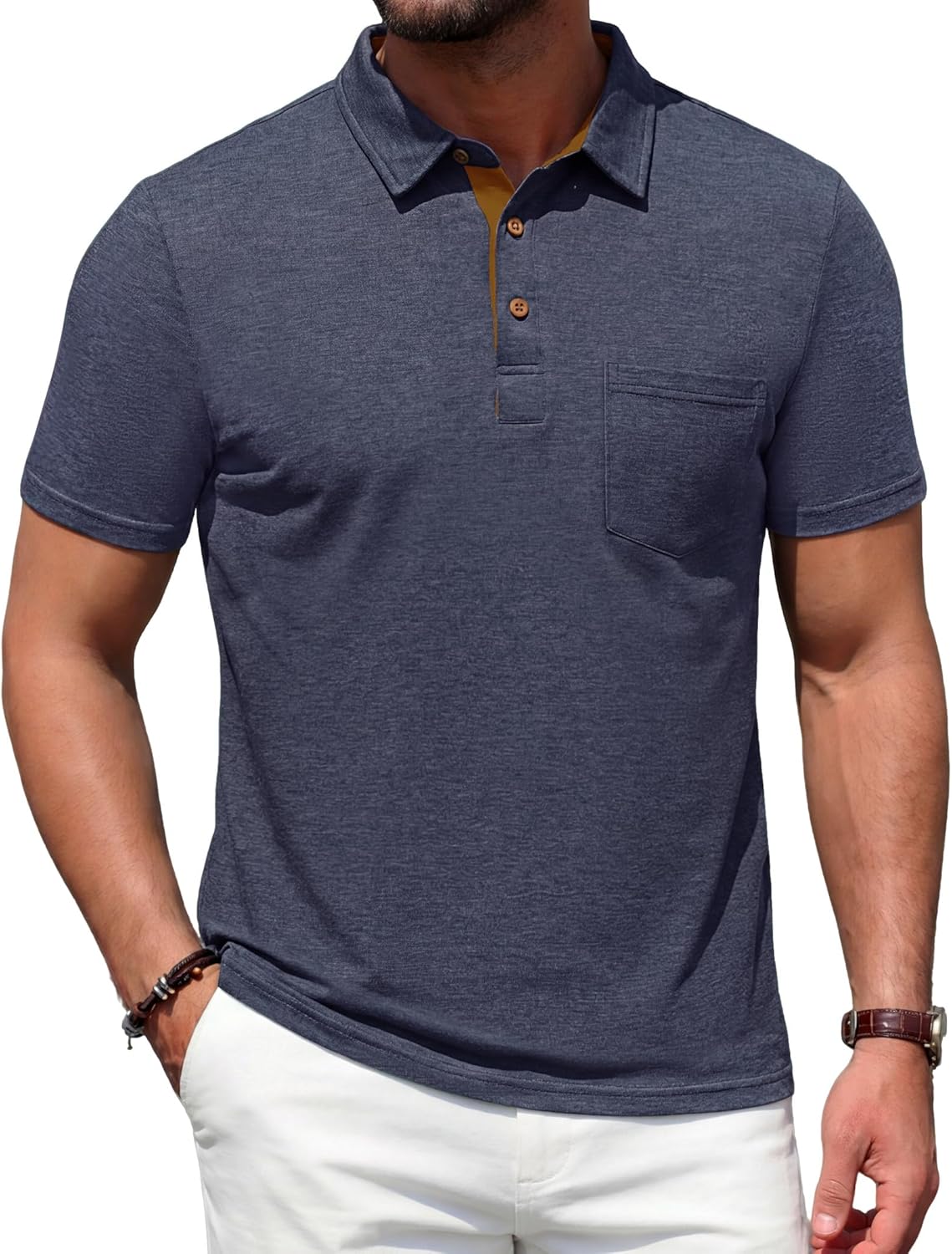 Leonel Polo Herre – Let Bomuldspolo, Lomme & Casual Chic Stil Sommer