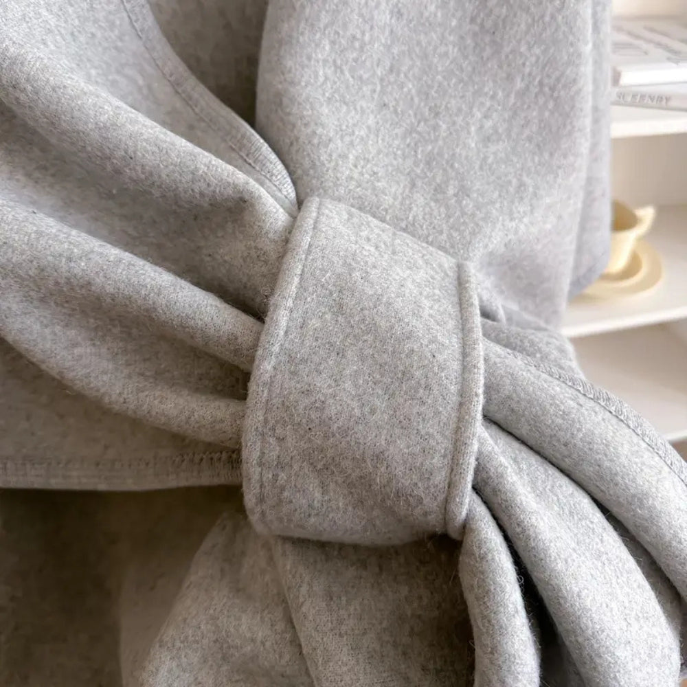 Vivian Manteau Cape Dámska – Elegantné zimné pončo vetruodolné z jemných a teplých mikrovlákien