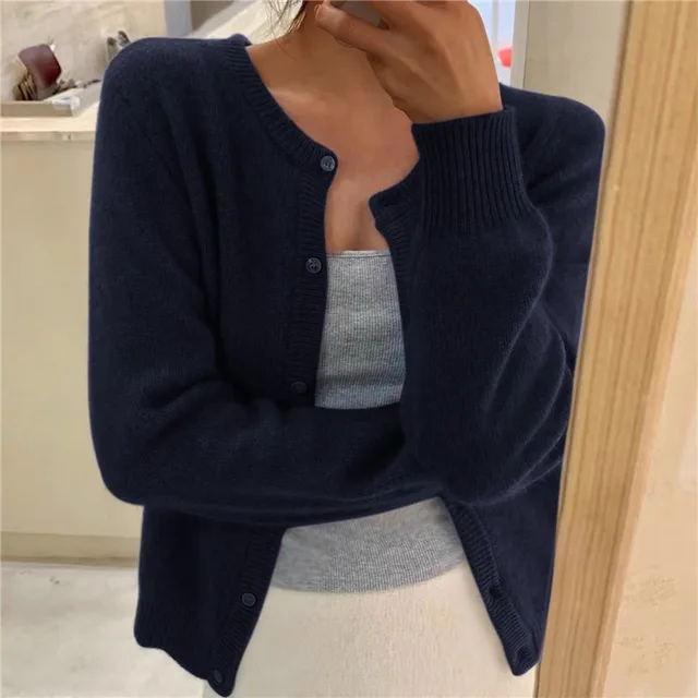 Sydney Cardigan Femme – Gilet i blød strik med løs pasform & tidløs elegance