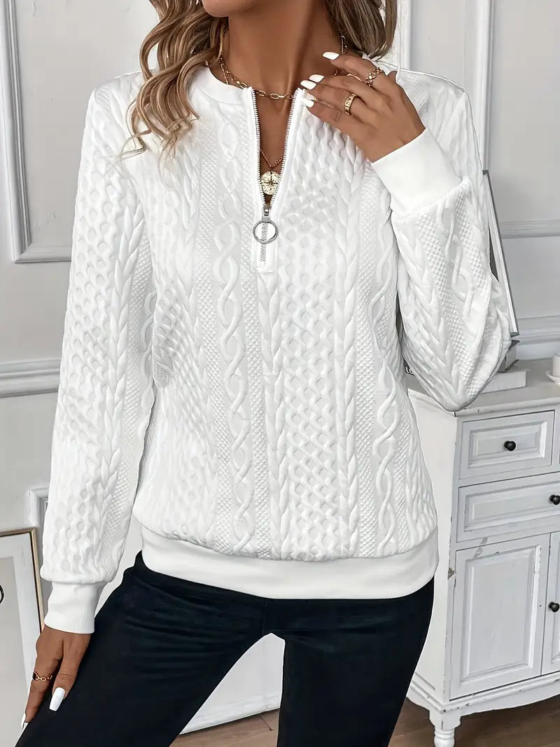 Amora Pull Dame i Blødt Strik – Daglig Komfort & Afslappet Elegance
