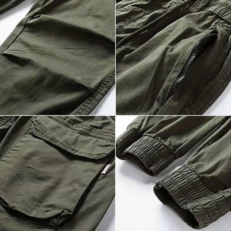 David Pantalon Homme – Pantalon Cargo Stretch avec Spandex Confortable & Polyvalent