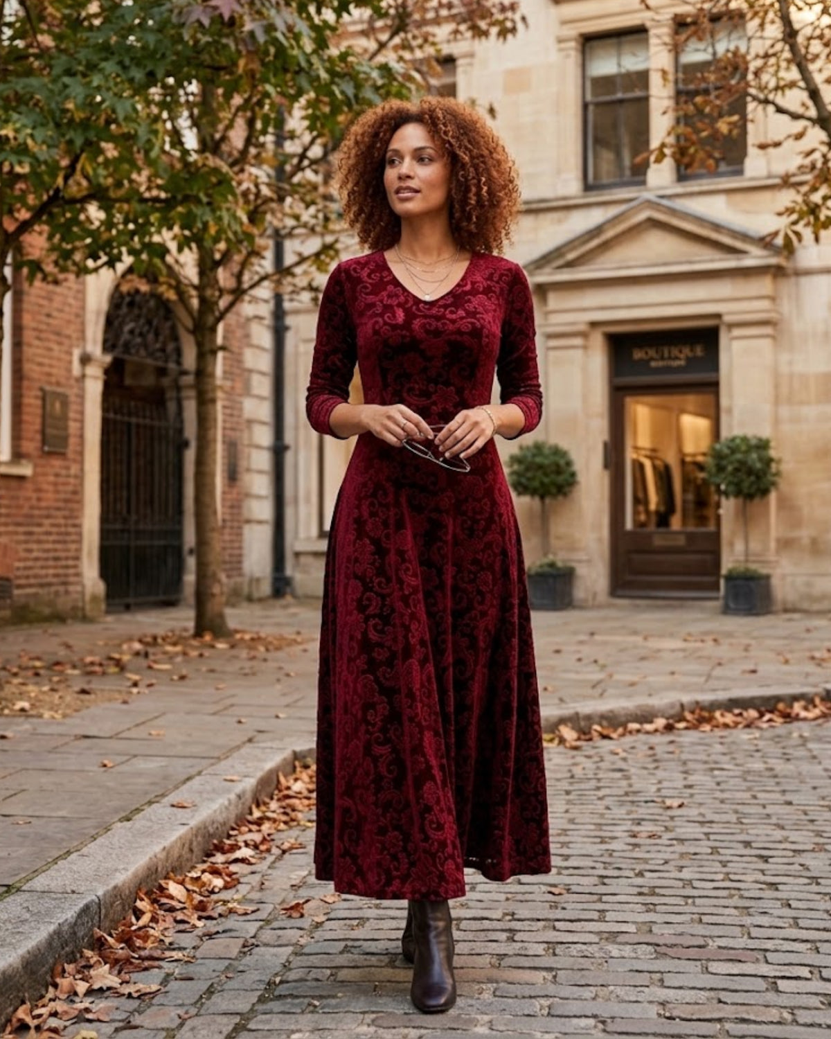 Margaret Robe Femme – Elegante vestido trapecio de corte femenino para ocasiones festivas