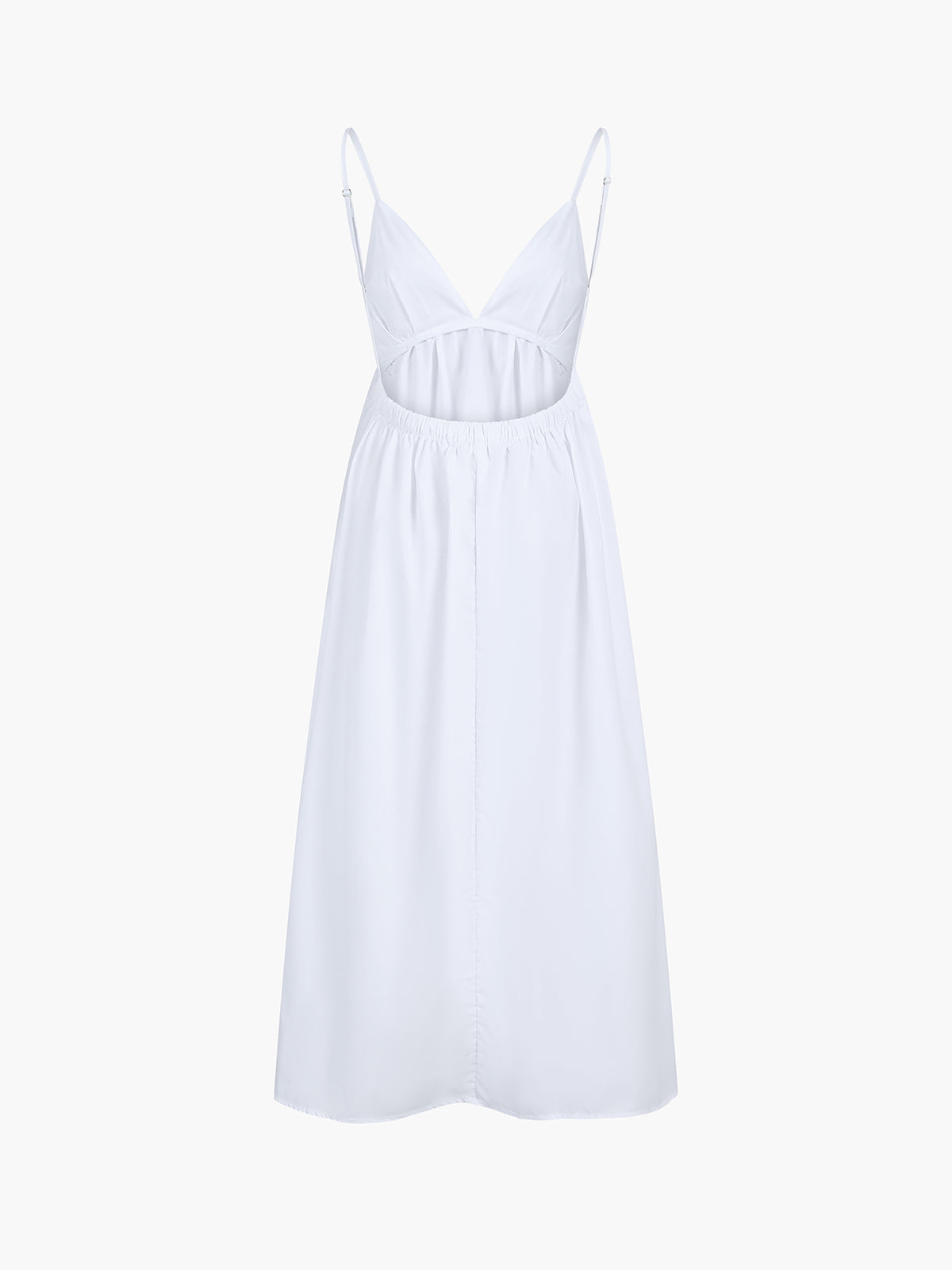 Camille Robe Longue Femme – Let sommerkjole med åben ryg & elegant flydende snit