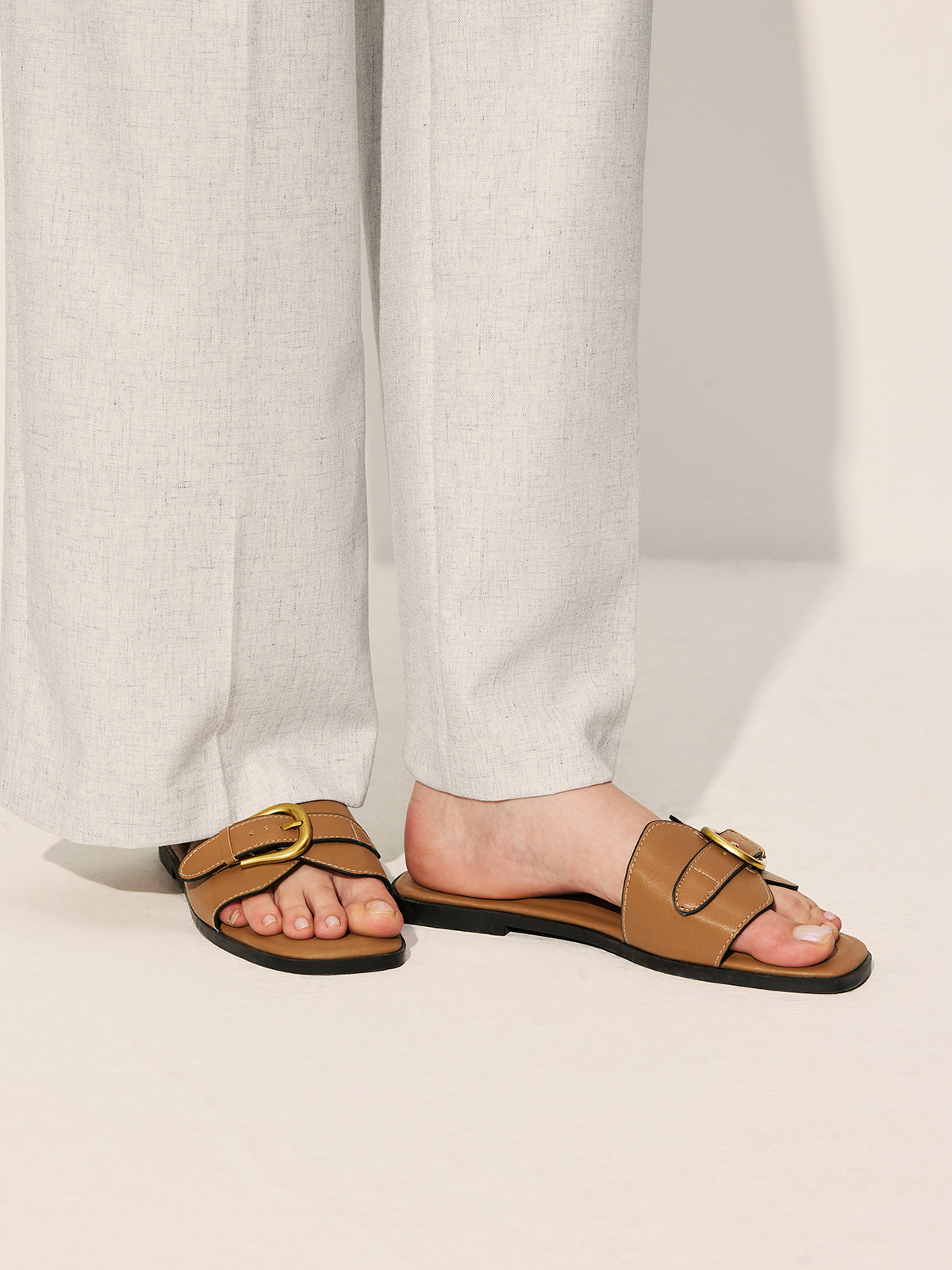 Héloïse Sandalen Damen Leder – Bequem mit verstellbarem Riemen & ergonomischer Sohle