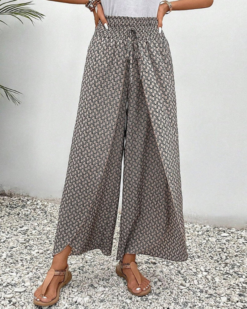 Henriette Pantalon Large Femme – Vysoký pas, lichotivý střih a pohodlná látka